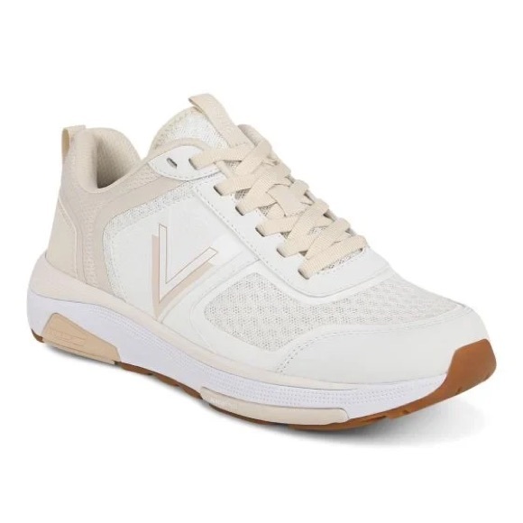 Vionic Shoes - VIONIC WALK STRIDER SNEAKERS IN CREAM WHITE 9